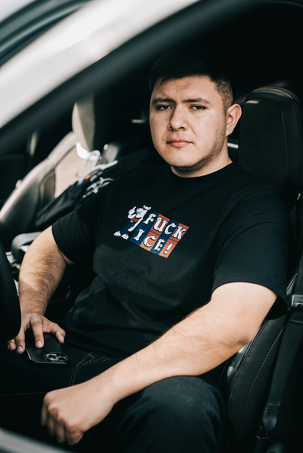 Fuck ICE Black Shirt